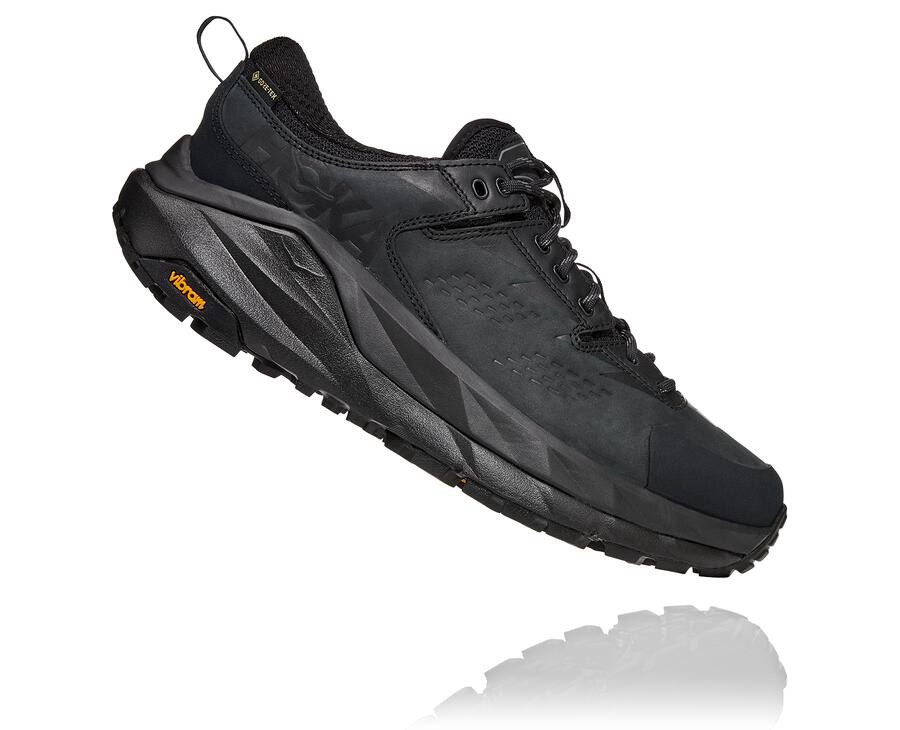 Hoka One One Kaha Låga Gore-Tex Trailskor Herr - Svarta - XWIUO-6859